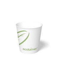 10 oz. Ecotainer Biodegradable Hot Cups / Coffee Cups, Compostable