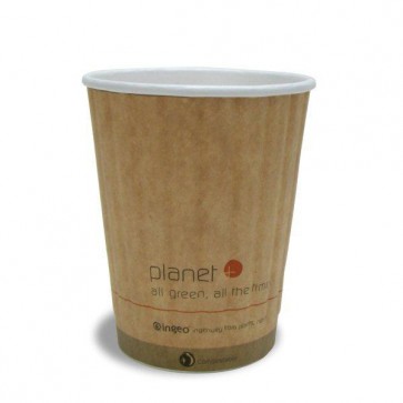 16 oz. Planet Kraft Hot Cup - Double Wall
