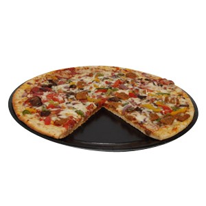 13" Black Take and Bake Pizza Trays
