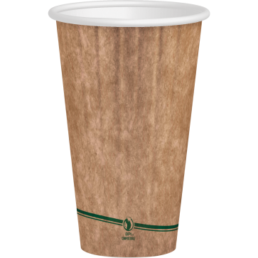 16 oz. Double Wall Kraft Hot Cup 