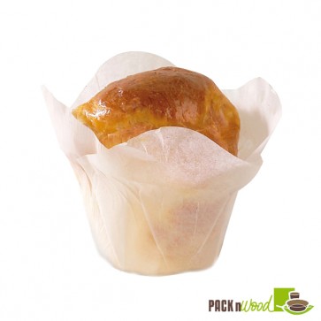3 oz White Silicone Baking Cup 2.75 x 1.9"