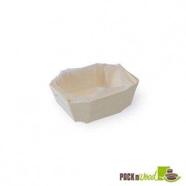 LOVELY - Wooden Baking Mold - Top: 3.9 x 2.7 x 1.5 in.