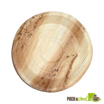Palm Leaf Round Plate - 9.8"