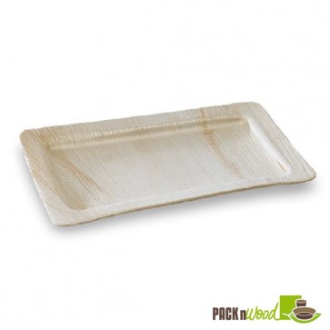 PALMTRAY - Palm Leaf Rectangular Tray - 11.02 x 7.08 x 0.59 in.