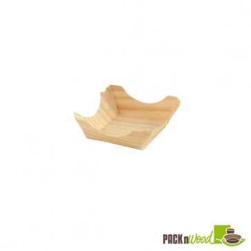 PIN UP - Wooden Square Plate - 3.1 in.