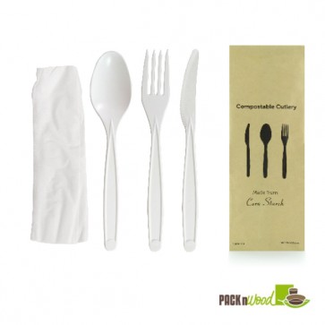 4 piece Cutlery Kit - 7 in.