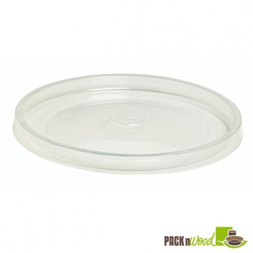 Clear PP Lid for Hot Food - Fits all Size Buckaty - 5.9 in.