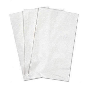 15" x 17" 2-Ply White Dinner Napkin