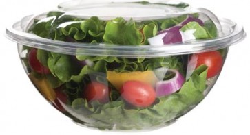 24oz Clear Compostable Salad Bowl - Lid Sold Separatey