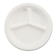 9 1/4" 3-Compartment  Plates