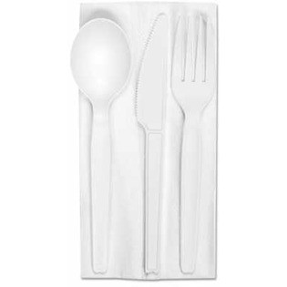 Compostable Meal Kits with Napkin, Case of 250 (West Coast Warehouse)