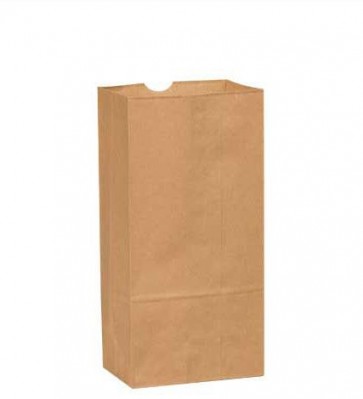 8 lb. Duro  Brown Paper Grocery Bags, 2000 per Case