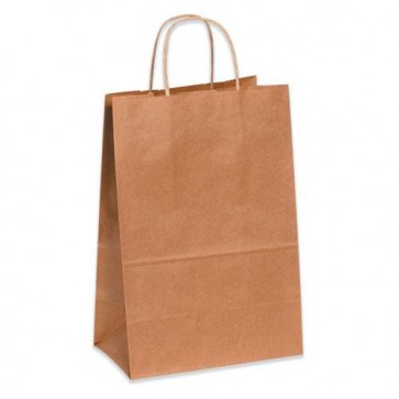 10" x 6 3/4" x 12 Duro Shopping Bags with Twist Handle