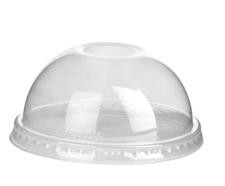 Biodegradable No Hole Dome Lid for EcoProducts Cold Cup