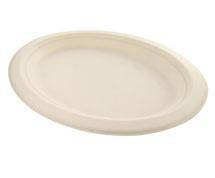 7" Round Bagasse Plate