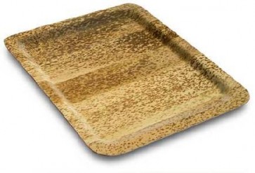 14.75" Disposable Bamboo Serving Tray