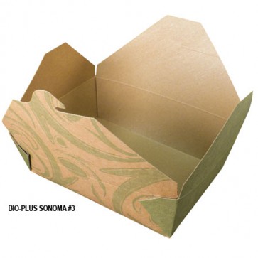 BioPlus EARTH Sonoma Recycled Take Out Container #3