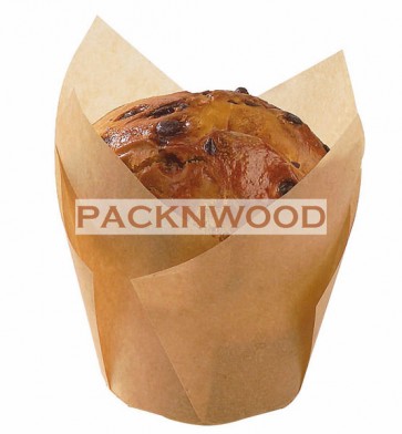 1.25 oz Golden Brown Tulip Baking Cups 
