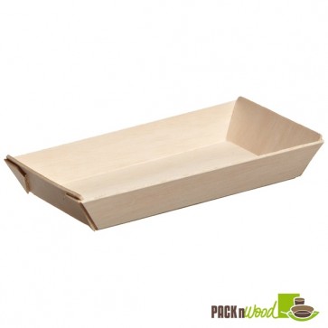 Samurai - Rectangular Wooden Dish - 5.1 x 2.5 x 0.79 in. 