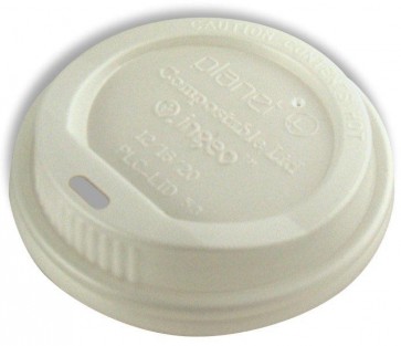 Planet+ 12 / 16 / 20 oz. Compostable Hot Cup Lid
