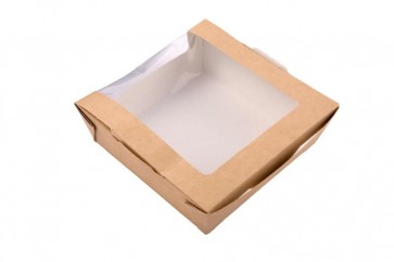 Large Kraft Box w/ Clear Window 