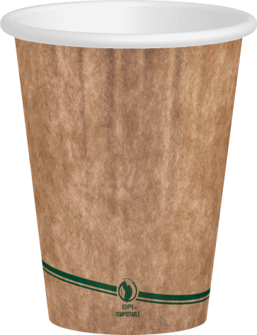 12 oz. Double Wall Kraft Hot Cup 