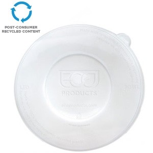 100% Recycled Content Lid, Fits 24-40oz Sugarcane Bowls 