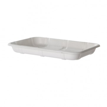 Compostable Sugarcane Meat and Produce Tray #2D
