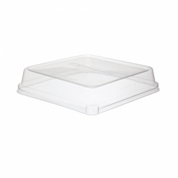 WorldView Lid for 8" Square Take Out Container