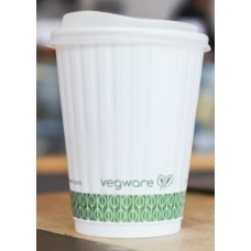 8 oz. Double Wall White Hot Cup 