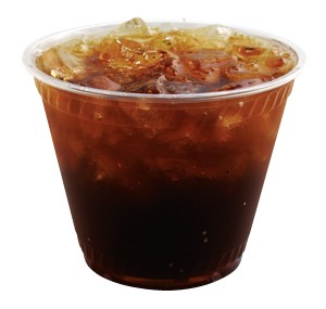 9 oz. Squat Greenware PLA Corn Biodegradable Cold Cups, Compostable