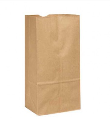20 lb. Duro Tiger Brown Paper Bags, 1000 per Case