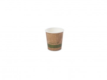 4 oz Kraft Compostable Hot Cup
