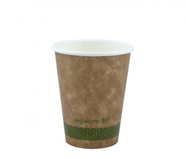 10 oz. Kraft Compostable Hot Cup