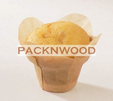 4 oz Golden Brown Lotus Baking Cups 3.25 x 1.7"  