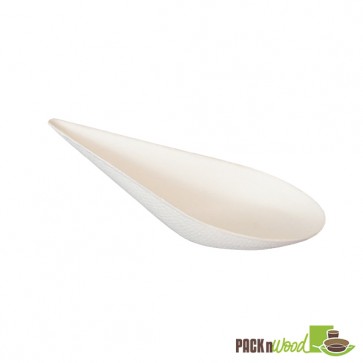 Bio 'n' Chic - Drop Shaped Sugarcane Dish - 4.1 x 1.9 in. 