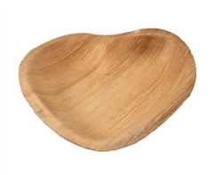 Heart Shaped Biodegradable Palm Plate