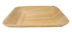 10" Compostable Square Rimmed Palm Plate
