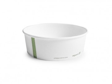 Biodegradable 32oz PLA lined paper food bowl