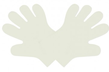 Large White Compostable Food Gloves