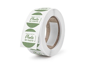 1.75" Round Compostable Sticker