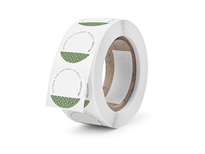 1.75" Round Write-On Compostable Sticker
