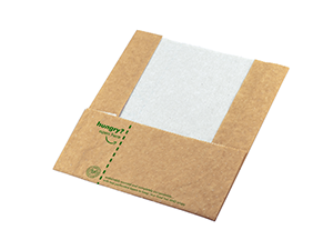  8 x 9" Hot & Crispy Compostable Pouch and Wrap