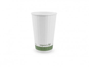 16 oz. Double Wall White Hot Cup 