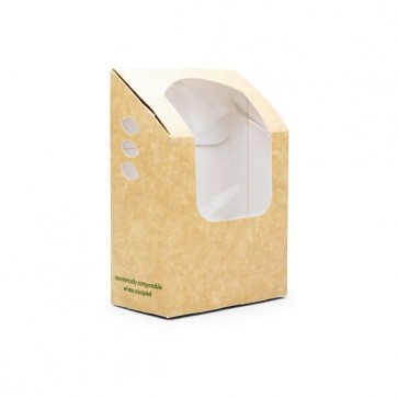 Compostable Kraft Tortilla / Wrap Box 