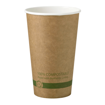 16 oz Disposable Kraft Paper Hot Cup