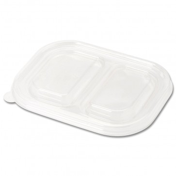 LID for 2-Compartment Wheatstraw Tray