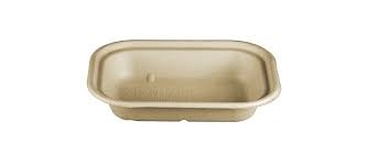 Compostable Wheatstraw Small Entree Tray