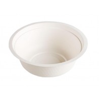 16 oz. Biodegradable Stalk Market Sugarcane Bagasse Bowl