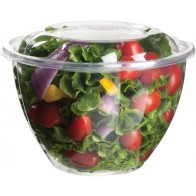 48 oz. PLA Salad Bowl with Lid